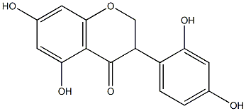 Structure of 3-(2,4-dihydroxyphenyl)-5,7-dihydroxy-2,3-dihydro-4H-chromen-4-one