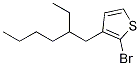 Structure of 2-broMo-3-(2-ethylhexyl)thiophene