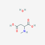 N-METHYL-DL-ASPARTIC ACID MONOHYDRATE结构式