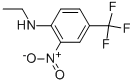 Structure of N-ETHYL 2-NITRO-4-(TRIFLUOROMETHYL)ANILINE