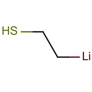 Structure of Ethanethiol, lithium salt