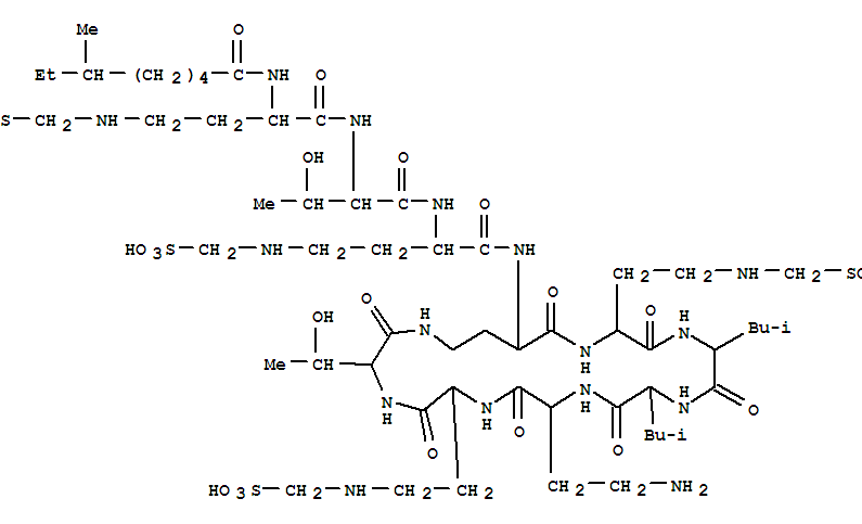 Structure of COLISTIMETHATESODIUM