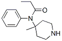 Propanamide, N-(4-methyl-4-piperidinyl)-N-phenyl-结构式
