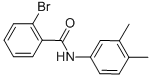 N-(3,4-二甲基苯基)-2-溴苯甲酰胺结构式