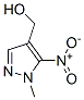Structure of 1H-Pyrazole-4-methanol,1-methyl-5-nitro-