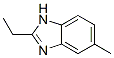 Structure of 1H-BENZO[D]IMIDAZOLE,2-ETHYL-5-METHYL-