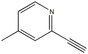 Structure of Pyridine, 2-ethynyl-4-methyl-