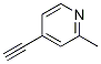 Structure of 4-ethynyl-2-Methylpyridine