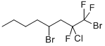Structure of 1,4-DIBROMO-2-CHLORO-1,1,2-TRIFLUOROOCTANE