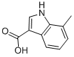 Structure of 7-Methylindole-3-carboxylic acid 