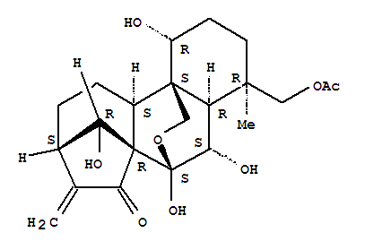 旱生香茶菜素 G结构式