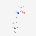 N-[2-(4-bromophenyl)ethyl]-2-methylpropanamide结构式