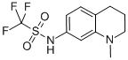 Structure of Methanesulfonamide, 1,1,1-trifluoro-N-(1,2,3,4-tetrahydro-1-methyl-7-quinolinyl)-