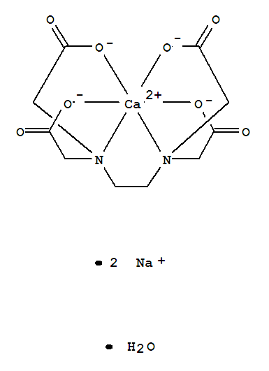 Structure of ETHYLENEDIAMINETETRAACETIC ACID CALCIU&