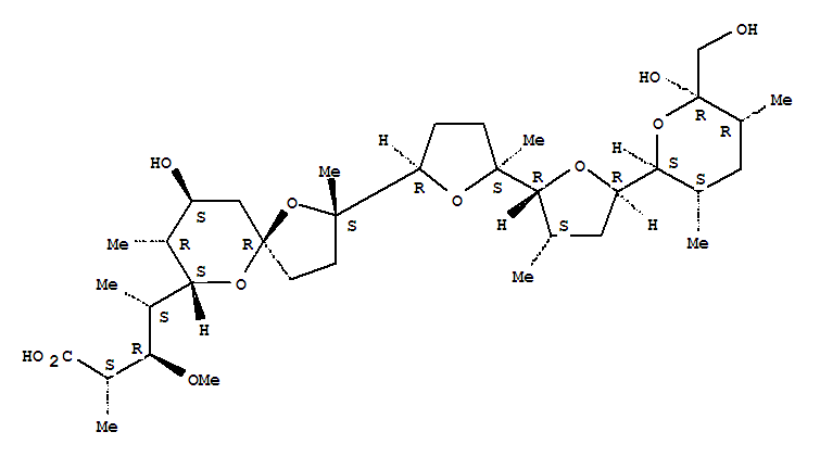Structure of monensin B
