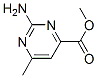 Structure of 4-Pyrimidinecarboxylicacid, 2-amino-6-methyl-, methyl ester