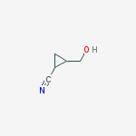 2-(Hydroxymethyl)cyclopropanecarbonitrile结构式