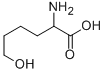 2-氨基-6-羟基己酸结构式
