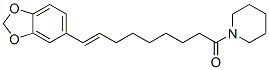 Structure of 1-[(E)-9-(1,3-Benzodioxol-5-yl)-1-oxo-8-nonenyl]piperidine