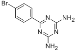 Structure of 6-(4-BROMOPHENYL)-1,3,5-TRIAZINE-2,4-DIAMINE
