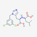Structure of (2s)-2-[[(1s)-1-carboxy-2-[3-[(3,5-dichlorophenyl)methyl]imidazol-4-yl]ethyl]amino]-4-methylpentanoic Acid