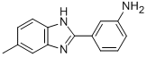 3-(5-METHYL-1 H-BENZOIMIDAZOL-2-YL)-PHENYLAMINE结构式