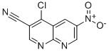 Structure of 4-chloro-6-nitro-1,8-naphthyridine-3-carbonitrile
