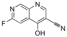 Structure of 6-fluoro-4-hydroxy-1,7-naphthyridine-3-carbonitrile