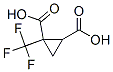 Structure of 1,2-CYCLOPROPANEDICARBOXYLIC ACID, 1-(TRIFLUOROMETHYL)-