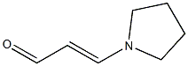 2-Propenal, 3-(1-pyrrolidinyl)-结构式