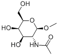 Structure of METHYL 2-ACETAMIDO-2-DEOXY-A-D-GALACTOPYRANOSIDE