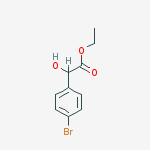 ethyl 2-(4-bromophenyl)-2-hydroxyacetate结构式