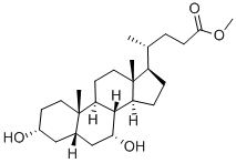 Chemical structure of METHYL CHENODEOXYCHOLATE