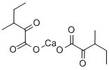 Structure of 3-METHYL-2-OXOPENTANOIC ACID  CALCIUM