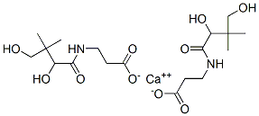Structure of (+)-PANTOTHENIC ACID  CALCIUM SALT