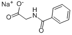 Structure of HIPPURIC ACID SODIUM SALT