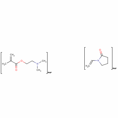 Structure of POLY(1-VINYLPYRROLIDONE-CO-2-DIMETHYLAMINOETHYL METHACRYLATE)