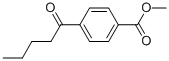 Structure of 4-PENTANOYL-BENZOIC ACID METHYL ESTER