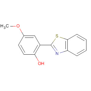Structure of Phenol, 2-(2-benzothiazolyl)-4-methoxy-