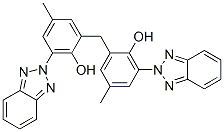 Bis-[2-hydroxy-5-methyl-3-(benzotriazol-2-yl)-phenyl]-methane结构式