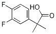 2-(3,4-Difluorophenyl)-2-methylpropanoic acid结构式