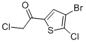 Structure of 1-(4-BROMO-5-CHLORO-2-THIENYL)-2-CHLOROETHAN-1-ONE