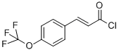 3-(4-三氟甲氧基)苯基丙-2-烯酰氯结构式