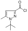 Structure of 1-(TERT-BUTYL)-5-METHYL-1H-PYRAZOLE-3-CARBONYL CHLORIDE