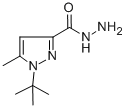 Structure of 1-(TERT-BUTYL)-5-METHYL-1H-PYRAZOLE-3-CARBOHYDRAZIDE