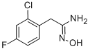 2-(2-CHLORO-4-FLUOROPHENYL)-N-HYDROXYETHANIMIDAMIDE结构式
