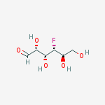 Structure of 4-DEOXY-4-FLUORO-D-GLUCOPYRANOSE