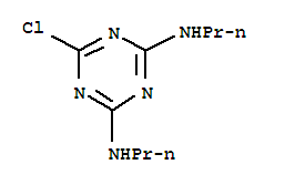 Structure of 2,4-Bis(propylamino)-6-chlor-1,3,5-triazin