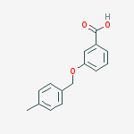 Benzoic acid, 3-[(4-methylphenyl)methoxy]-结构式