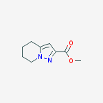 Methyl 4,5,6,7-tetrahydropyrazolo[1,5-a]pyridine-2-carboxylate结构式